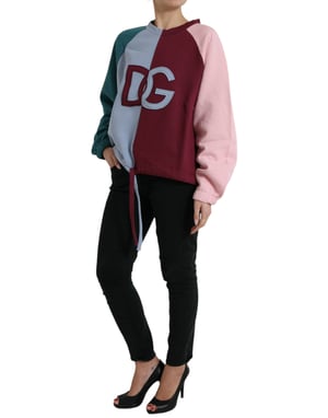 Kleurblok Sweatshirt Dg Logo