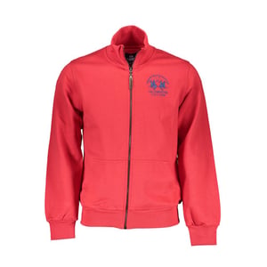 La Martina Rosso Katoenen Heren Sweatshirt