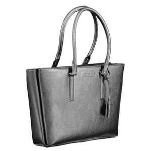 Calvin Klein Black Polyuretan Kvinnors Axelväska