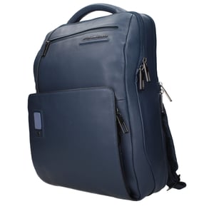 Piquadro Blauwe Leren Rugzak