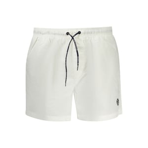 North Sails Witte Polyester Heren Zwem Boxer