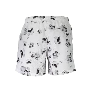 Karl Lagerfeld Bianco Polyester Heren Zwem Boxer