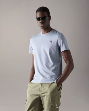 Crescent T-Shirt in Light Grey