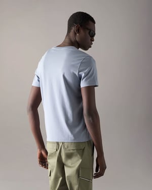 Crescent T-Shirt in Light Grey