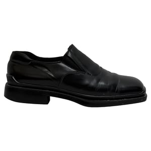 Prada Loafers med fyrkantig tå i svart läder