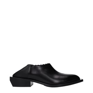 Moschino Svarta Lädermules