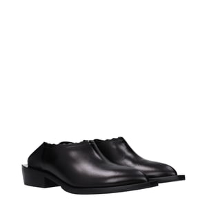 Moschino Svarta Lädermules