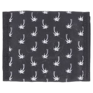 Saint Laurent Palm Tree Tri-Fold Wallet in Black Nylon