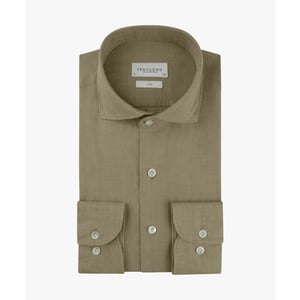 Profuomo Ppxh10017p shirt cutaway sf mid green