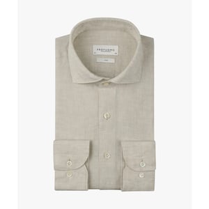 Profuomo Ppxh10017k shirt cutaway sf sand
