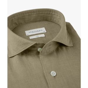 Profuomo Ppxh10017p shirt cutaway sf mid green