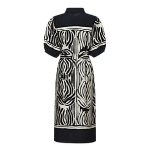 G-Maxx Jurk jiska black/sand