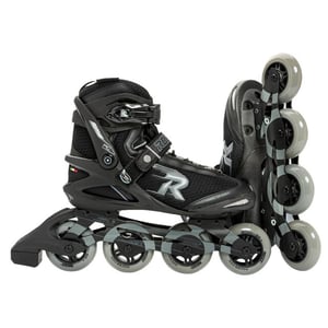 Roces pic tif 80 black-grey inline skate heren -