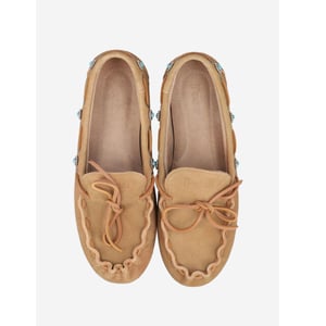 Posa Turqoise suede loafers boatloafer western