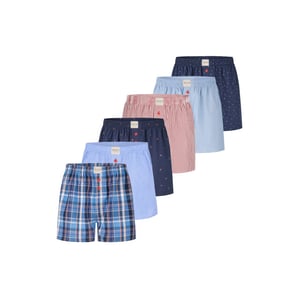 Phil & Co Wijde boxershorts heren 6-pack multicolor d710