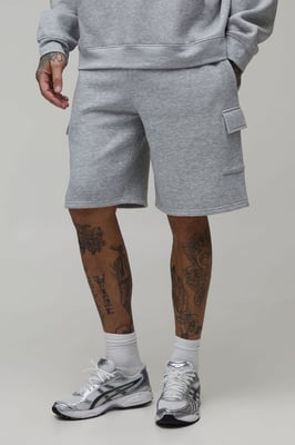 Tall Basic Relaxed Fit Cargo Jersey Short