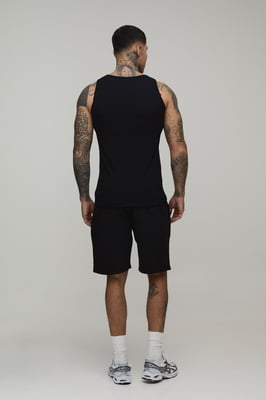 Tall Basic Regular Fit Ribbed Vest