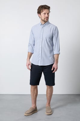 Blue Stripe Long Sleeve Shirt
