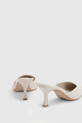 Square Toe Court Mules