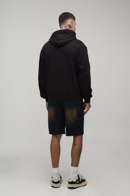 Tall Nirvana Floral Oversized License Print Hoodie
