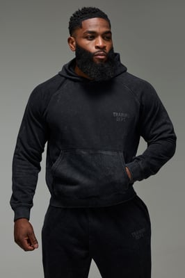 Training Dept Boxy Washed Hoodie