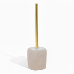 Casa di Elturo Toiletborstel elvora – marmerlook met gouden steel – luxe wc