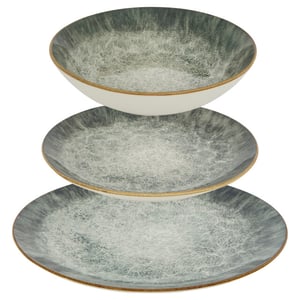 Casa di Elturo 12-delige porseleinen serviesset elysian /beige 4 dinerborden, 4