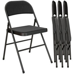 4goodz 4 stuks stevige klapstoelen van kunststof max 120 kg -