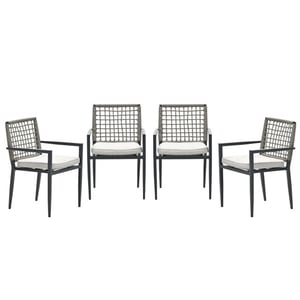 Garden Impressions Florance tuinstoelen set van 4 stapelbaar