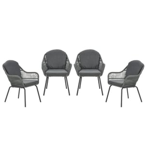 Garden Impressions Triton tuinstoelen set van 4 rope