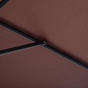 4goodz Knikparasol 260 cm met draaihendel aluminium -