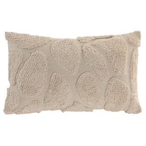 Casa di Elturo Sierkussen alora katoen 50 x 30 cm – kussen met organisch reliëf design