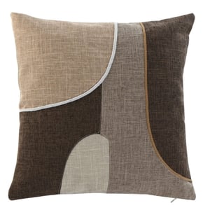 Casa di Elturo Sierkussen lorea katoen 45 x 45 cm bruin & decoratief patchwork -