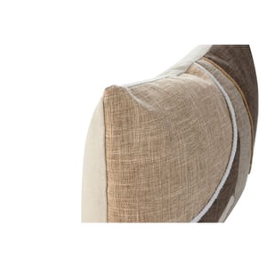 Casa di Elturo Sierkussen lorea katoen 50 x 30 cm bruin & decoratief patchwork -
