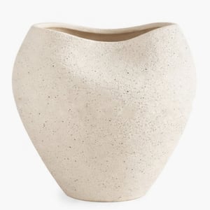Casa di Elturo Elva keramische vaas zand – Ø 23,5 x h 23,5 cm