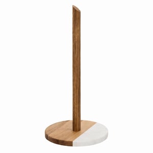 Casa di Elturo Keukenrolhouder acacia marmer /wit h30 cm