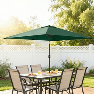 4goodz Parasol 300 x 200 cm kantelbare balkonparasol met draaihendel -