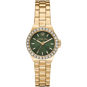Michael Kors MK7395 Lennox 30mm Gouden Groene Wijzerplaat Dameshorloge