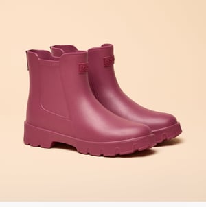 Joules Raindance Lightweight Wellies Berry Red