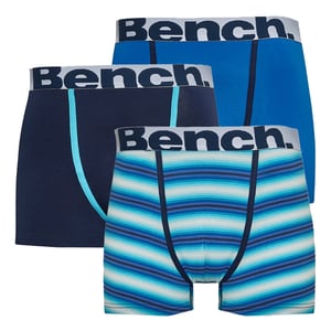 Bench Bayou 3pk Mens Boxer Shorts