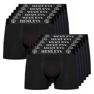 Henleys McBlacken Boxer Shorts 12pk Mens