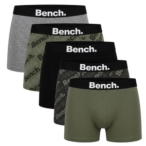Bench Chainey 5pk Mens Boxer Shorts