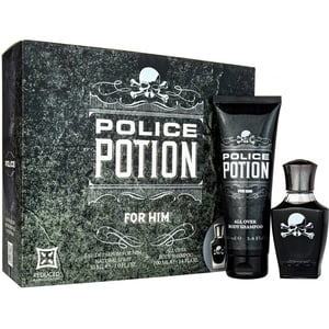 Police Potion For Him Gift Set 30ml EDP Spray + Shower Gel 100ml