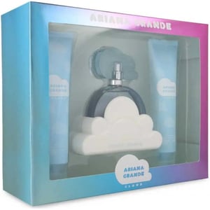 Ariana Grande Cloud Gift Set 100ml EDP Spray + 100ml Souffle + 100ml Shower Gel
