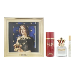 Jean Paul Gaultier Scandal Pour Homme EDT 50ml, EDT 10ml + Deodorant 150ml Gift Set for Him