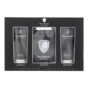 Tonino Lamborghini Mitico Gift Set:125ml EDT Spray + 100ml S Gel + A Balm 100ml