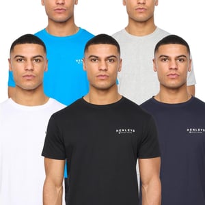 Henleys Henycore Mens T-Shirt 5pk