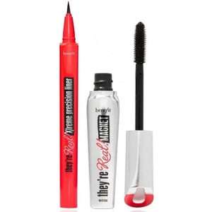 Benefit They'Re Real Cadeauset 0,35 ml Xtreme Precision Zwarte Eyeliner + 8,5 g Magnet Mascara N65 Zwart