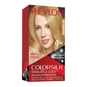 Revlon Colorsilk Beautiful Permanent Hair Colour Dye - 74 Medium Blonde