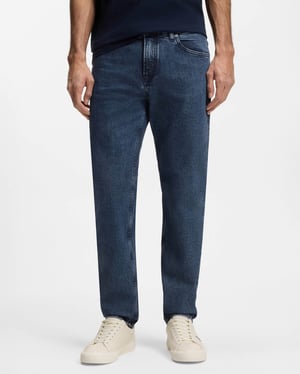 Maine Regular-Fit Jeans in Middelblauw